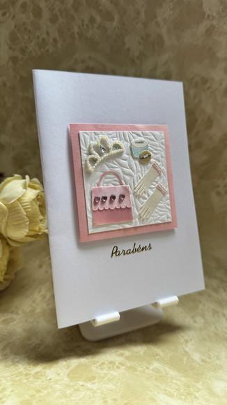 Cartão Artesanal para Aniversário