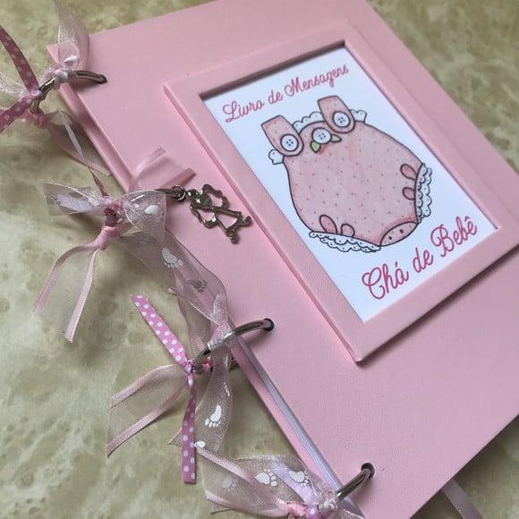 Livro Mensagens Para Chá De Bebê Ou Maternidade