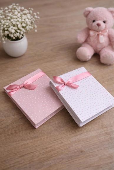 Bloco de Anotações Estampado Rosa com ou sem Laço