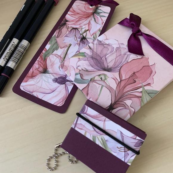 Bloco de Anotações, Mini Post It e Marcador de Páginas