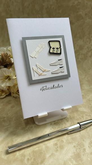 Cartão Artesanal para Casamento