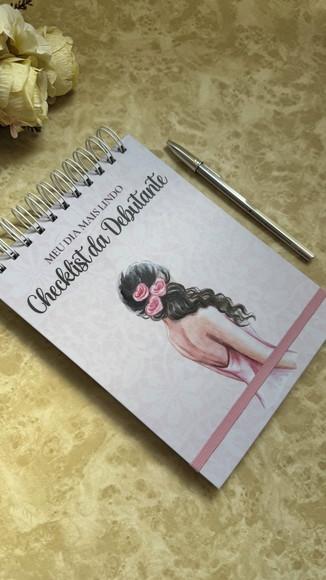 Bloco Check List da Debutante-caderno de Organização Tam A5
