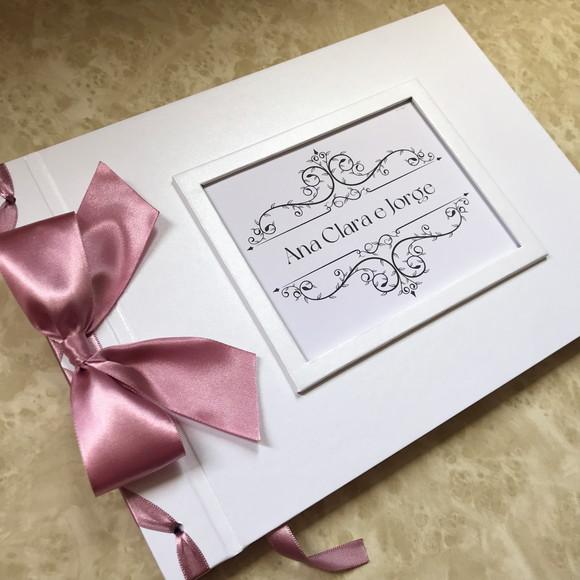 Livro de Assinaturas Personalizado Casamento, Bodas, 15 Anos