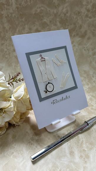 Cartão Artesanal para Casamento