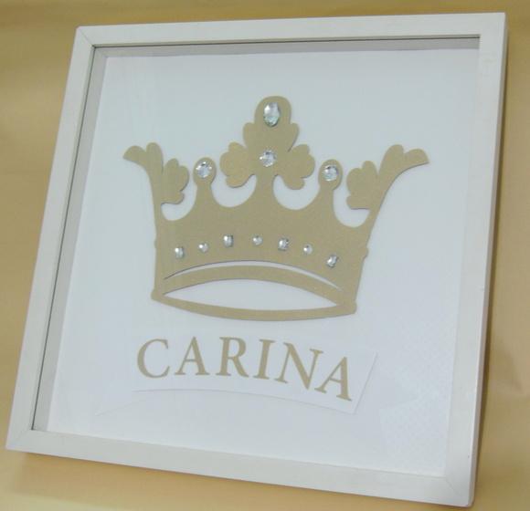 QUADRO PORTA MATERNIDADE COROA