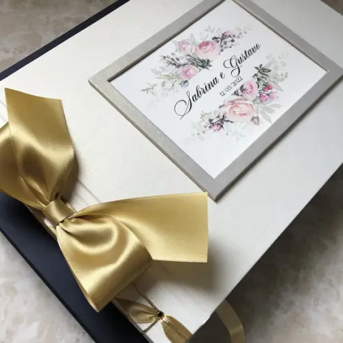 Livro de Assinaturas para Casamento, Bodas ou 15 Anos