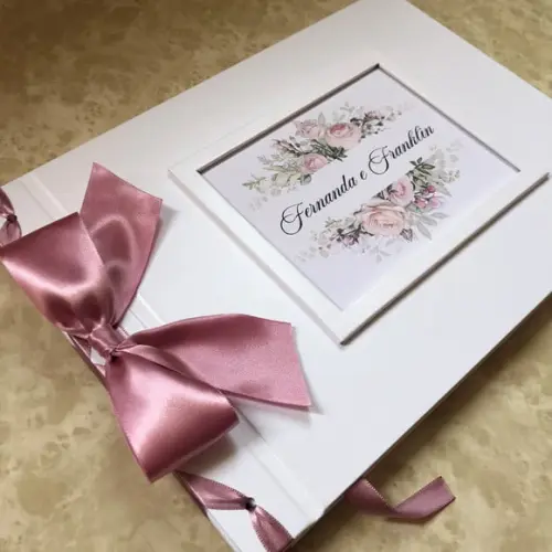Livro de Assinaturas para Casamento, Bodas ou 15 Anos