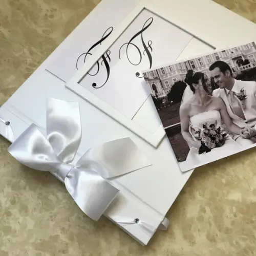 Livro de Assinaturas para Casamento ou Bodas com Caixa