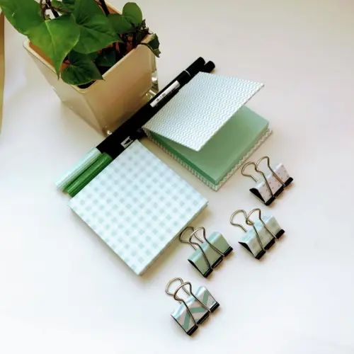Porta Post It e Clips - Kit