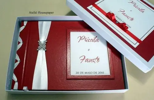 Livro de Assinaturas para Casamento, Bodas ou 15 Anos