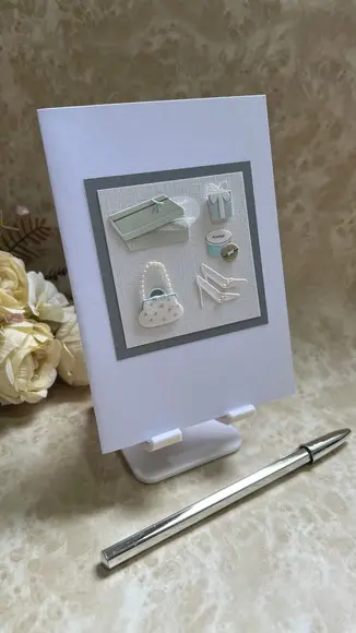 Cartão Artesanal para Aniversário
