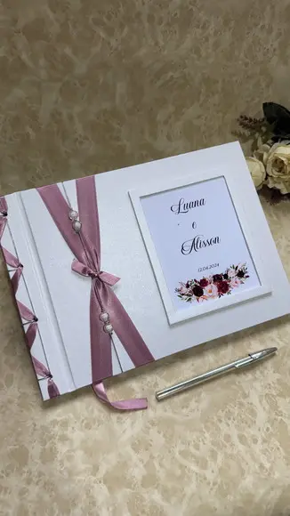 Livro de Assinaturas - Casamentos, Aniversarios ou Bodas