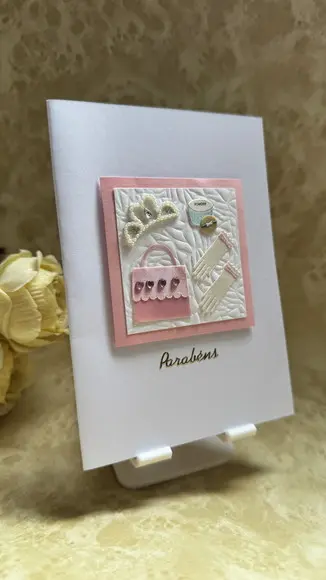 Cartão Artesanal para Aniversário