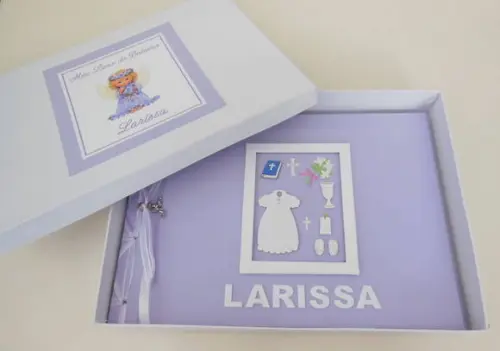 Livro de Orações, Assinaturas e Álbum para Batizado