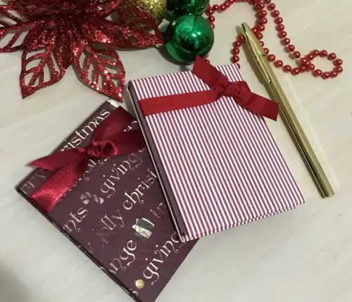 Lembrancinha de Natal Bloco de Anotações Natal