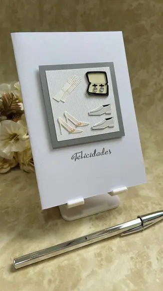 Cartão Artesanal para Casamento