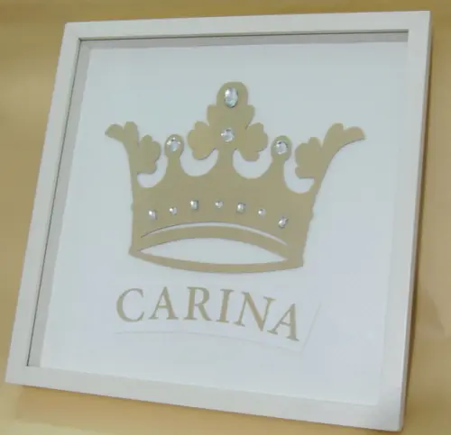 QUADRO PORTA MATERNIDADE COROA