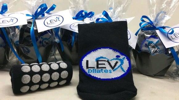 Meias Personalizadas - Pilates/clínica/empresa/marcas
