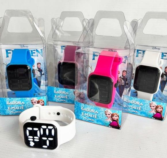 Relógio Digital Personalizado - Frozen