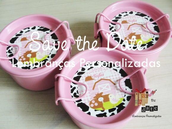 Marmitinhas - Fazendinha Rosa