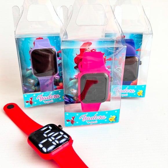 Relógio Digital Personalizado - Pequena Sereia