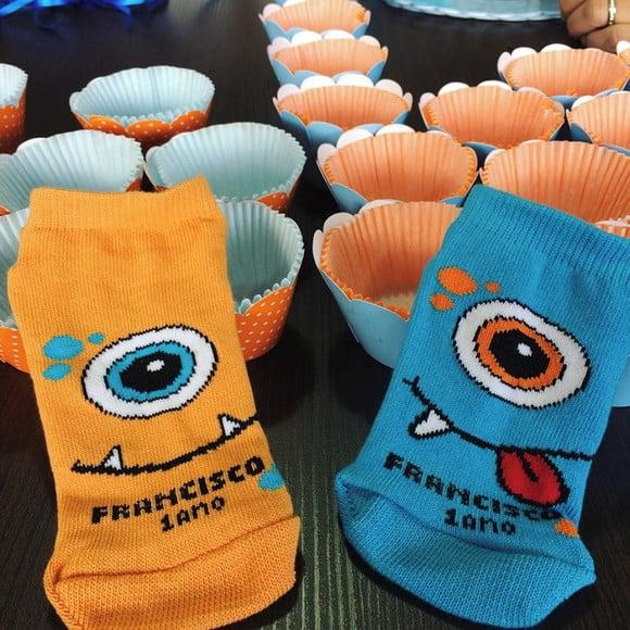 Meias Personalizadas - Monstrinhos