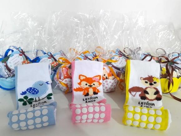Meias Personalizadas - Animais do Bosque