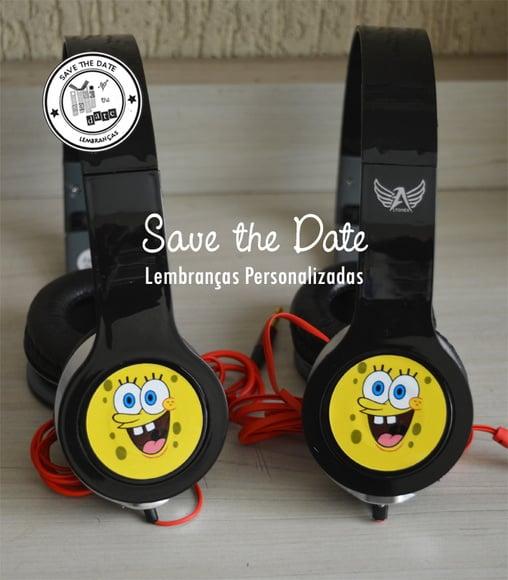 Fone de Ouvido Bob Esponja