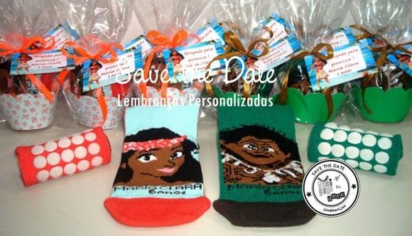 Meias Personalizadas - Moana