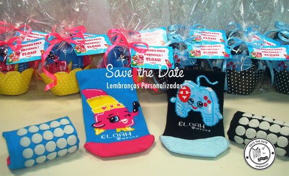 Meias Personalizadas - Shopkins