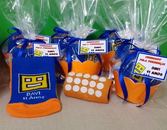 Meias Personalizadas - Geometry Dash