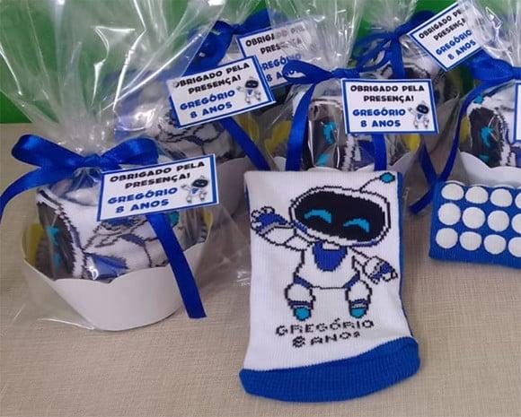 Meias Personalizadas - Robô
