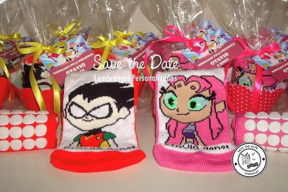 Meias Personalizadas - Jovens Titãs