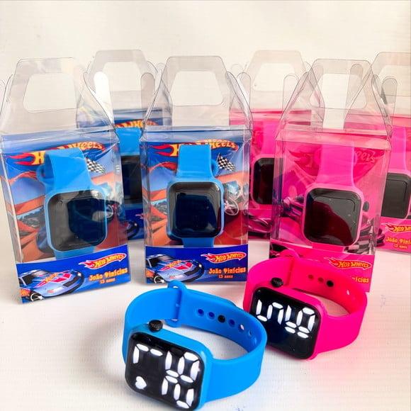 Relógio Digital Personalizado - Hot Wheels