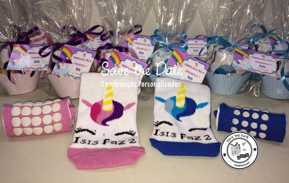 Meias Personalizadas - Unicórnios