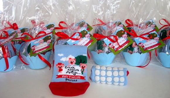 Meias Personalizadas - 3 Porquinhos