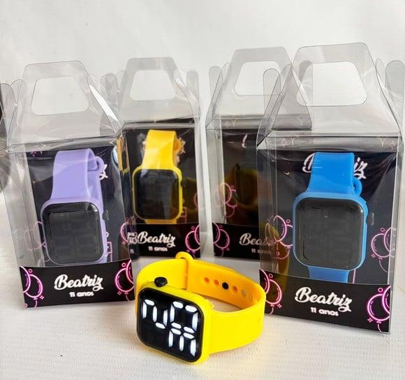 Relógio Digital Personalizado - Neon