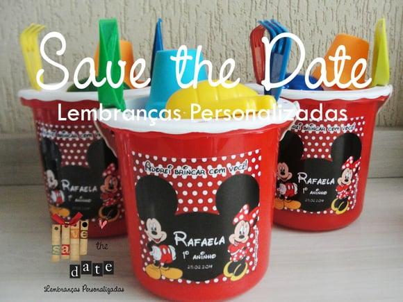 Baldes de Praia - Mickey Minnie