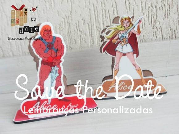Porta Guardanapo MDF - He-Man e She-ra