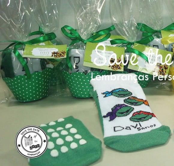 Meias Personalizadas - Tartarugas Ninjas