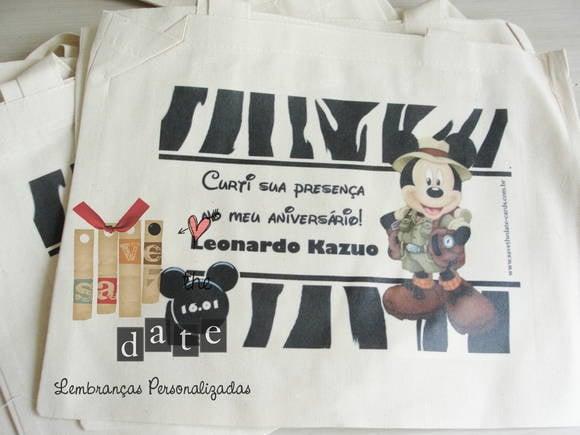 Ecobags - Mickey Safari