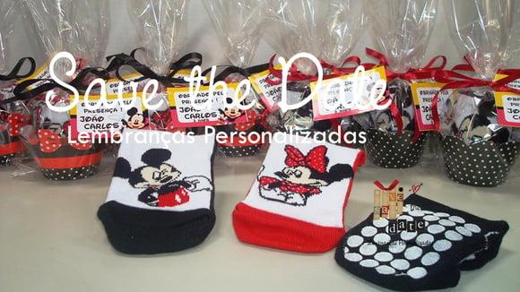 Meias Personalizadas - Mickey/minnie