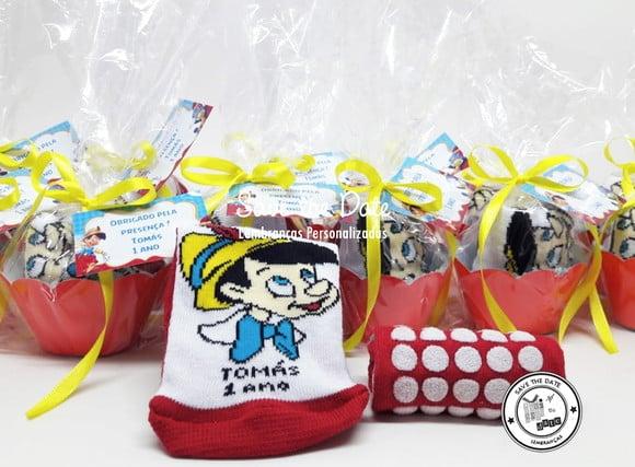 Meias Personalizadas - Pinóquio