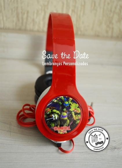 Fone de Ouvido Tartarugas Ninjas