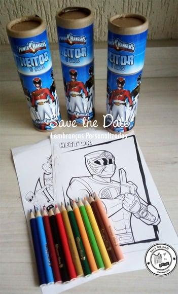 Tubo Kit de Pintura - Power Rangers