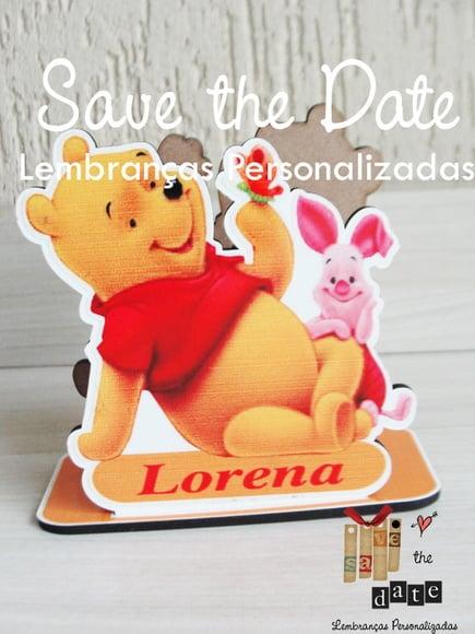Porta Guardanapo MDF - Ursinho Pooh
