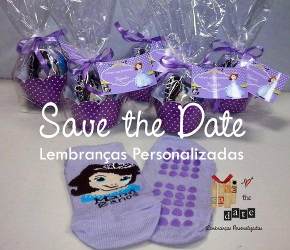 Meias Personalizadas - Princesa Sofia