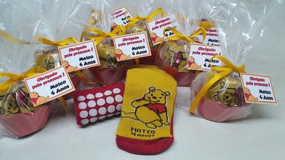 Meias Personalizadas - Pooh