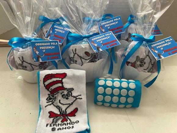 Meias Personalizadas - Gato de Cartola