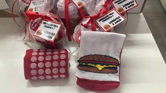 Meias Personalizadas - Hamburguer